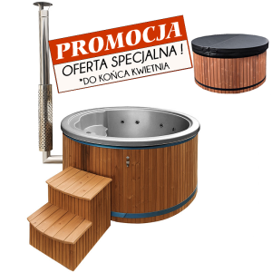 Balia Spa ogrodowe Oasis 4 osobowe 8 dysz Niecka akrylowa szara perła 200cm