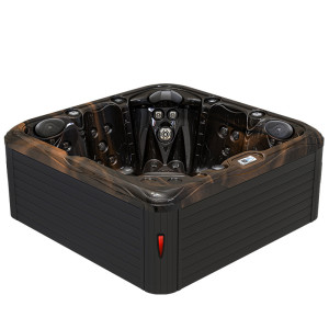 Spa ogrodowe 5 miejscowe  40 dysz 200x200x84cm akryl magma gold ,obudowa antracyt